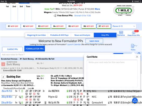 drf classic pp|Formulator PPs: DRF's Data Product & Software for Horse Racing.